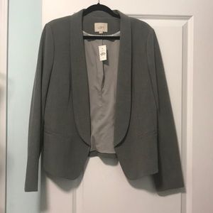 Loft Grey Open Blazer. Size 12